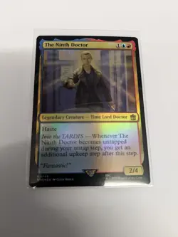 MtG Doctor Who Ninth Doctor Foil Magic Gathering R 0148 - Image 1