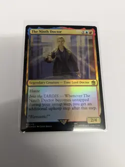 MtG Doctor Who Ninth Doctor Foil Magic Gathering R 0148 - Image 3