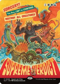 MTG Supreme Verdict - Foil - Pro Tour Promo, Light Play, English Secret Lair Pla - Image 2