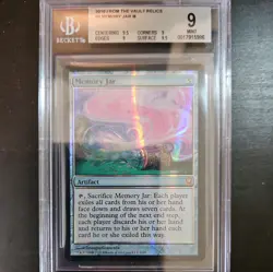 MTG From the Vaults: Relics Memory Jar Graded BGS 9 MNT Magic: The Gathering - Image 3