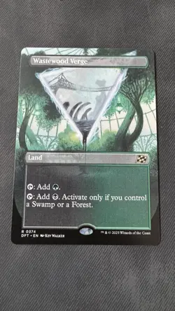 Wastewood Verge (Borderless) 0374 NM MTG Aetherdrift Magic - Image 1