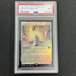 2023 Magic The Gathering #5 Dawn Of A New Age Foil PSA 9 Lord Of The Rings - Image 1