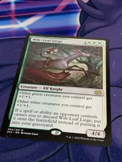 C1874 MAGIC GATHERING MTG DOUBLE MASTERS WILT-LEAF LIEGE #294 NM RARE - Image 2