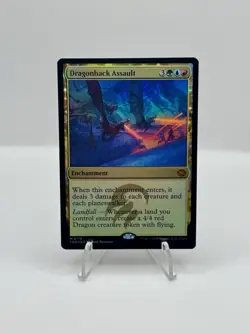 Dragonback Assault - Foil TDM NM MTG #179 - Image 1