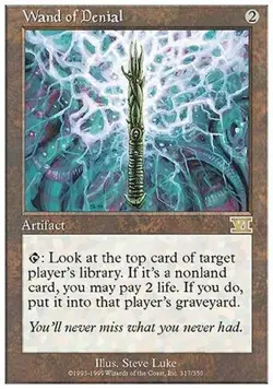 Wand of Denial ~ Sixth Edition [ Excellent ] [ Magic MTG ] - Image 1