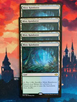 MTG Modern Horizons 2 Misty Rainforest x 4 - Image 2