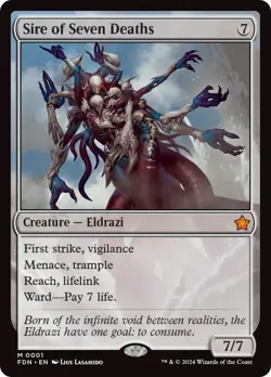 Sire of Seven Deaths (Foundations) - Regular - NM Pack Fresh - Image 2