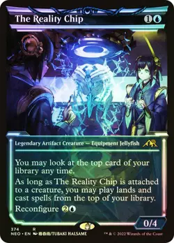 Magic The Gathering MTG THE REALITY CHIP FOIL SHOWCASE Kamigawa: Neon Dynasty NM - Image 2