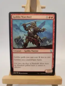 MTG Magic the Gathering Goblin Warchief #130 Dominaria NM - Image 3