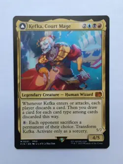 MTG Kefka, Court Mage (FIN) Universes Beyond: Final Fantasy Regular Mythic 0231 - Image 1