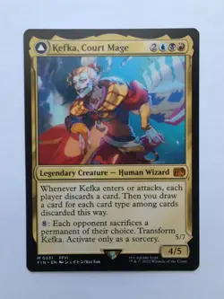 MTG Kefka, Court Mage (FIN) Universes Beyond: Final Fantasy Regular Mythic 0231 - Image 3