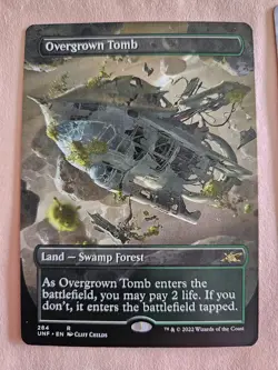 OVERGROWN TOMB-MTG UNFINITY-RARE 284 BORDERLESS - Image 3