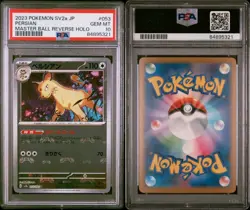 Persian (Master Ball Pattern) 053/165 Sv2a: Pokemon Card 151 Holo (Japanese) - Image 3