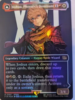 Joshua, Phoenix's Dominant (Borderless) Foil MTG: Final Fantasy English NM-Mint - Image 1