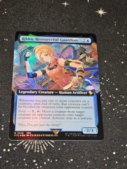 Rikku, Resourceful Guardian 145, Final Fantasy, Extended Art FOIL, FIC MTG TCG - Image 1