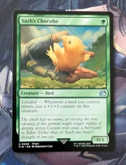 MTG Final Fantasy Uncommon SAZH'S CHOCOBO NM - Image 2