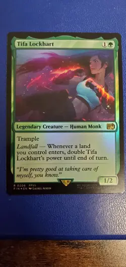 Magic The Gathering: Final Fantasy - Tifa Lockhart Foil Rare #0206 - Image 1