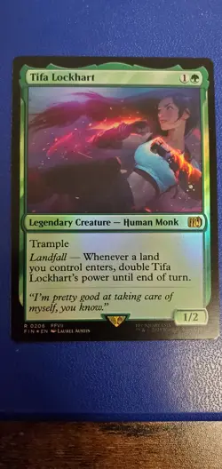 Magic The Gathering: Final Fantasy - Tifa Lockhart Foil Rare #0206 - Image 5