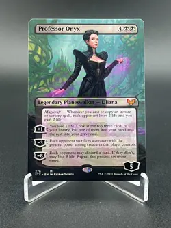 Professor Onyx (Borderless, Regular #276, NM ) Strixhaven: School of Mages (STX) - Image 3