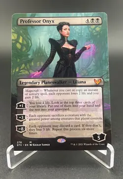 Professor Onyx (Borderless, Regular #276, NM ) Strixhaven: School of Mages (STX) - Image 8