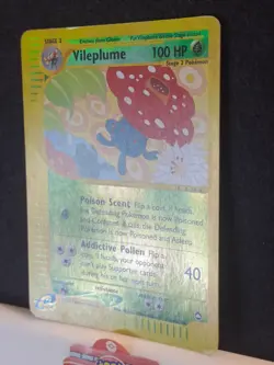 Pokemon TCG Vileplume Card 43/147 Aquapolis Reverse Holo MP - Image 3