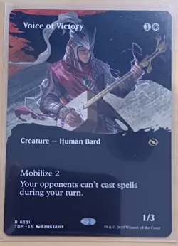 Voice of Victory | Borderless | MTG | TDM | Near Mint | English EN - Image 2