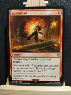Vandalblast - Final Fantasy Commander - Uncommon - NM (see pics) MTG - Image 1