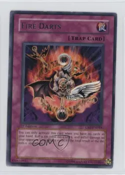 R - Fire Darts 1st Ed. YuGiOh Cybernetic evolution #CRV-EN049 2005 1e7 - Image 1