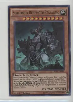 Subterror Behemoth Stalagmo 1st Ed. YuGiOh The Dark Illusion #TDIL-EN084 0b5 - Image 1