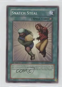 Snatch Steal 1st Ed. YuGiOh Dragon's Roar Structure Deck #SD1-EN010 2005 0k8a - Image 1