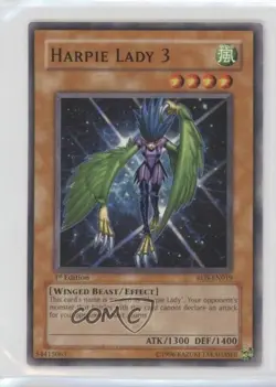 Harpie Lady 3 1st Ed. YuGiOh Rise of Destiny #RDS-EN019 2004 0u5r - Image 1
