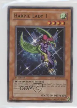 Harpie Lady 1 1st Ed. YuGiOh Rise of Destiny #RDS-EN017 2004 0u5r - Image 1