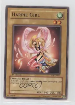 Harpie Girl 1st Ed. YuGiOh Rise of Destiny #RDS-EN004 2004 1t5 - Image 1