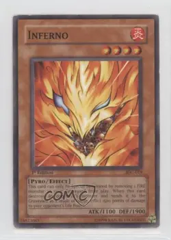 Inferno Unlimited YuGiOh Invasion of Chaos #IOC-019 2004 1t5 - Image 1