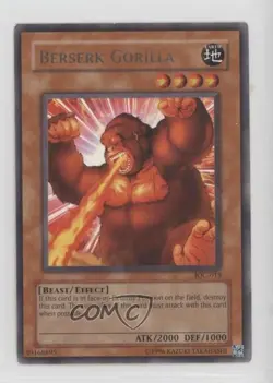 Berserk Gorilla Unlimited YuGiOh Invasion of Chaos #IOC-013 2004 1de9 - Image 1