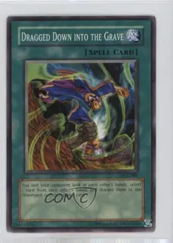 Dragged Down into the Grave Unlimited YuGiOh Dark Crisis #DCR-084 2003 0b3 - Image 1