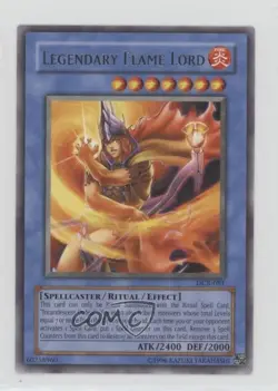 Legendary Flame Lord (R) Unlimited YuGiOh Dark Crisis #DCR-081 2003 gl9 - Image 1