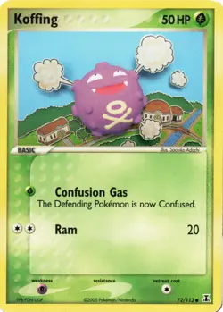 Koffing 72/113 | EX Delta Species | Pokemon Card | English | Common - Image 1
