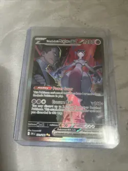 Team Rockets Mewtwo EX 231 Pokemon Collectible Card Full Art - Image 1