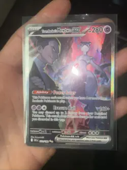 Team Rockets Mewtwo EX 231 Pokemon Collectible Card Full Art - Image 3