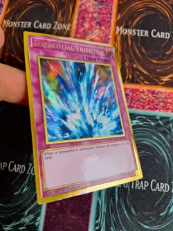 Yu-Gi-Oh! Torrential Tribute MGED-EN052 Premium Gold Rare 1st Edition NM c3/ - Image 2