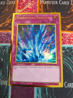 Yu-Gi-Oh! Torrential Tribute MGED-EN052 Premium Gold Rare 1st Edition NM c3/ - Image 5