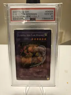 yugioh elementalherocollection E-HERO FLM.WINGMAN PSA10 - Image 1