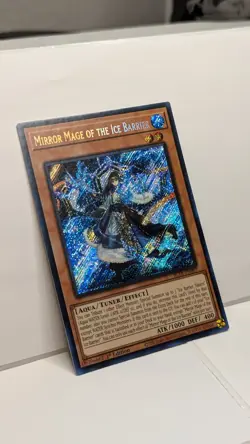 Yu-Gi-Oh! Mirror Mage Of The Ice Barrier BLTR-EN007 Secret Rare 1st Edition NM - Image 9