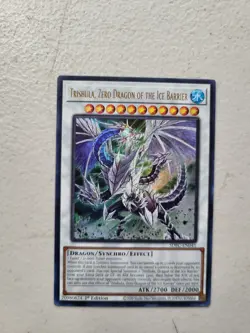 Yugioh Trishula, Zero Dragon of the Ice Barrier SDFC-EN041 Ultra Rare 1st Ed LP - Image 4