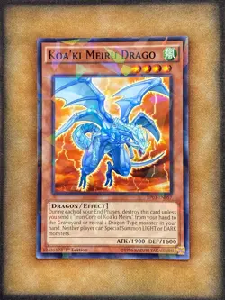 Yugioh Koa'ki Meiru Drago BP03-EN057 Shatterfoil Common 1st Ed NM - Image 1