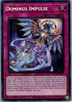 YUGIOH DOMINUS IMPULSE SECRET RARE NM ROTA-EN079 - Image 3