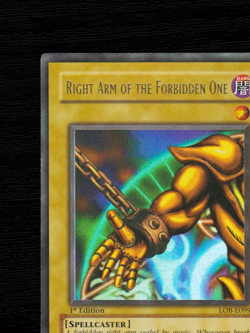 Yu-Gi-Oh Right Arm of the Forbidden One LOB-E099 1st Edition Ultra Rare EU 2002 - Image 16