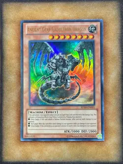Yugioh Ancient Gear Gadjiltron Dragon SD10-EN001 Ultra Rare NM - Image 1