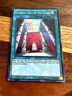 Valhalla, Hall of the Fallen DESO-EN055 1st Edition Super Rare PL + BONUS - Image 1